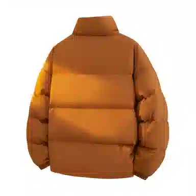 大卫贝肯 美式经典纯色日常通勤百搭休闲长袖面包服羽绒服 男女同款