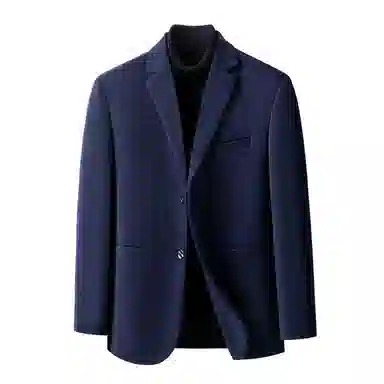 卡丹狄诺 含绵羊毛男士秋冬西服男保暖舒适轻商务休闲百搭秋季纯色单西男西装 男款