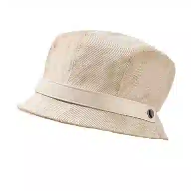 艾佳微 温暖气质素颜遮脸帽秋冬赫本风保暖盆帽潮水桶帽 灯芯绒 渔夫帽 男女同款情侣款