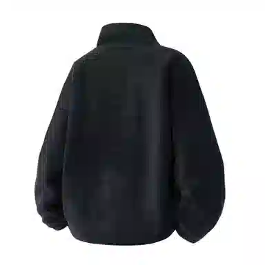 蓝精灵 显高显瘦羊羔毛加绒加厚保暖棉衣美式高街潮牌复古简约纯色休闲宽松棉袄子防风防寒休闲外套情侣潮流百搭帅气棉服 男女同款