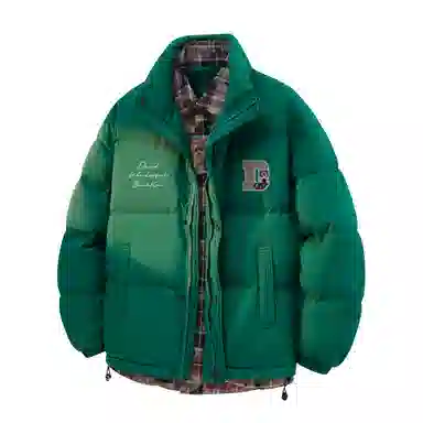 大卫贝肯 美式经典假两件设计日常百搭休闲宽松户外保暖羽绒服 男女同款