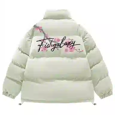 FISHGALAXY Basic Logo Floral Jacket