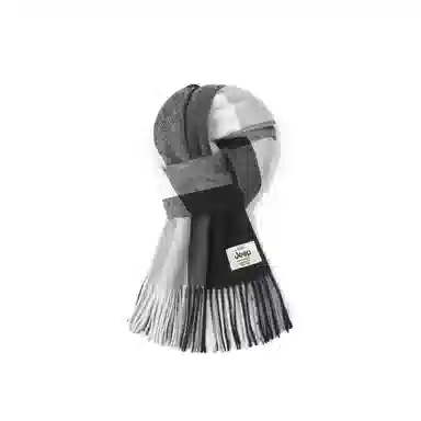 Jeep Colorblock Plaid Scarf