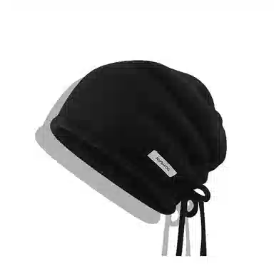 【100%纯羊毛~高品质】 攸委 通勤降温必备抽绳堆堆帽子女秋冬季保暖卷边针织毛线帽 腈纶 时尚百搭休闲慵懒风套头冷帽 男女同款情侣款