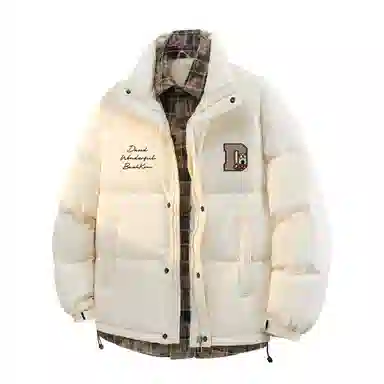 大卫贝肯 美式经典假两件设计日常百搭休闲宽松户外保暖羽绒服 男女同款