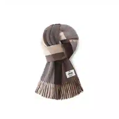 Jeep Colorblock Plaid Scarf