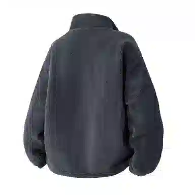 蓝精灵 显高显瘦羊羔毛加绒加厚保暖棉衣美式高街潮牌复古简约纯色休闲宽松棉袄子防风防寒休闲外套情侣潮流百搭帅气棉服 男女同款
