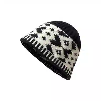 Enyide Vintage Quilted Knit Beanie