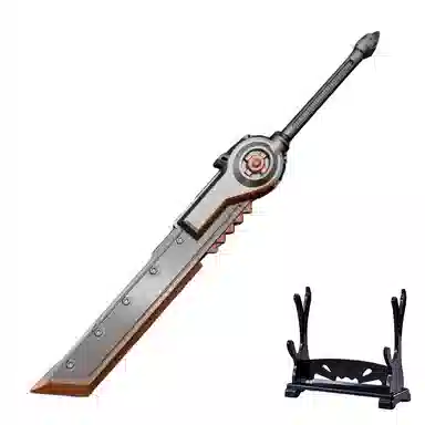 欧洛伊 机甲大刀 炫酷帅气近战武器游戏道具收藏级工艺品 可收藏把玩不可开刃 其他静态模型