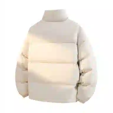 大卫贝肯 美式经典纯色日常通勤百搭休闲长袖面包服羽绒服 男女同款