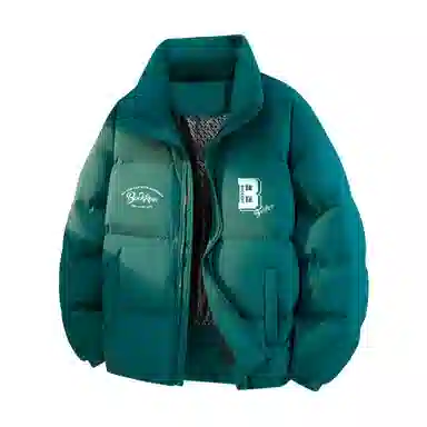 大卫贝肯 美式经典纯色日常通勤百搭休闲长袖面包服羽绒服 男女同款