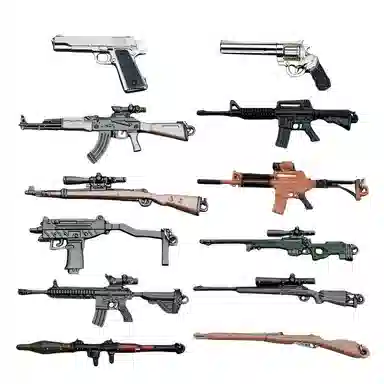 一点潮玩 乐趣 潮酷 便携迷你枪模 创意 其他静态模型