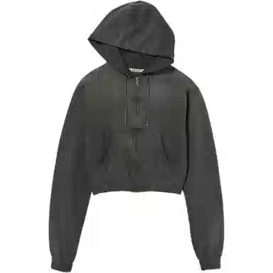 Auralee FW25 PRODUCT DYED PIMA LIGHT SWEAT ZIP PARKA