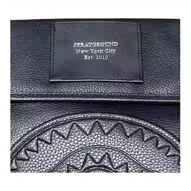 Sprayground PVC Messenger Bag Black