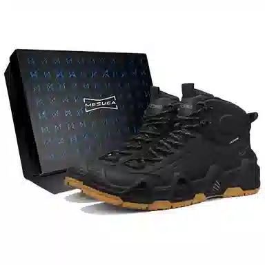 MESUCA Leather Mid-Top Hiking Boots