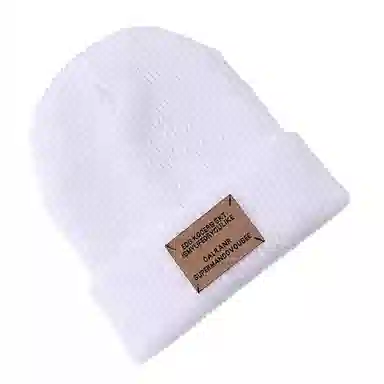 艾佳微 暖暖时尚百搭毛线通勤保暖针织护耳套头户外防风防寒潮 腈纶 绒线帽 男女同款情侣款