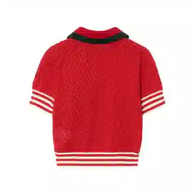 GUCCI x adidas Originals SS22 Polo Red