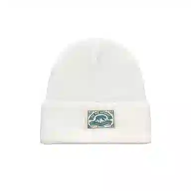 艾佳微 韩国可爱贴布熊熊休闲时尚百搭毛线秋冬通勤保暖针织帽护耳套头帽户外防风防寒帽潮 腈纶 绒线帽 男女同款情侣款