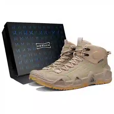 MESUCA Leather Mid-Top Hiking Boots