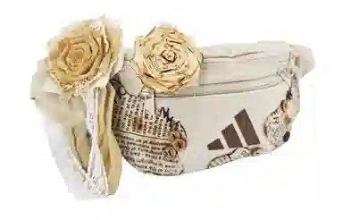 adidas Waist Bag Off-White Vintage