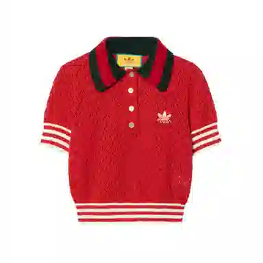 GUCCI x adidas Originals SS22 Polo Red