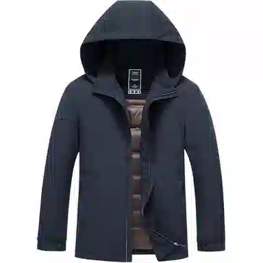斯巴奴 轻薄冬季商务休闲纯色立领百搭通勤羽绒服 男款