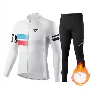 塔斯队长 加厚保暖、排汗透气、秋冬季骑行服套装 男女同款