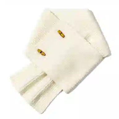 Yimi Huasha Vintage Toggle Wool Neck Warmer