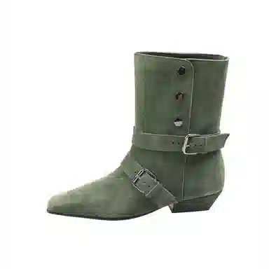 PVAJ Western Studded Leather Boots