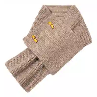 Yimi Huasha Vintage Toggle Wool Neck Warmer