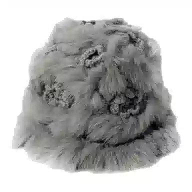 恩僾德 可爱毛茸茸皮草加厚毛绒保暖 腈纶 绒线帽 男女同款情侣款