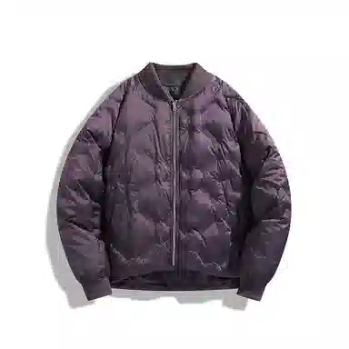 双星八特 日系学院风纯色菱形格外套宽松休闲百搭情侣棉服 男女同款