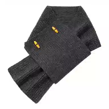 Yimi Huasha Vintage Toggle Wool Neck Warmer