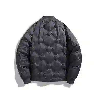 双星八特 日系学院风纯色菱形格外套宽松休闲百搭情侣棉服 男女同款