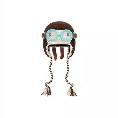 恩僾德 日系可爱针织小众高颜值显脸小保暖骑车小众百搭护耳潮流 聚酯纤维 雷锋帽 男女同款情侣款