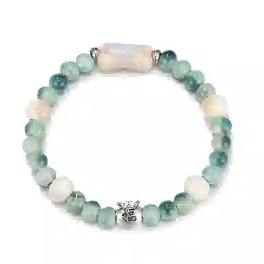 珂里 福袋手饰招财进宝财运亨通国潮新中式小众高级感百搭手工串珠复古饰品 陶瓷 手串 女款