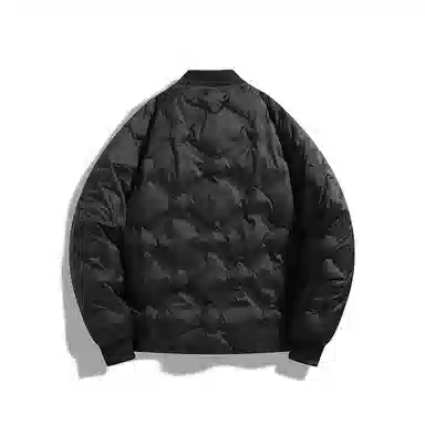 双星八特 日系学院风纯色菱形格外套宽松休闲百搭情侣棉服 男女同款