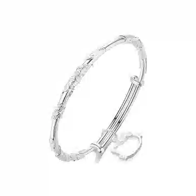 【S999招财福猫】 郁馨 繁花似锦系列浮雕精工工艺转运纳福小猫小众设计高级感 轻奢简约温柔恋爱告白神器#好运 合金 手镯 女款