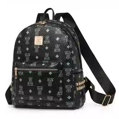 BARNHORST Bear Print Backpack
