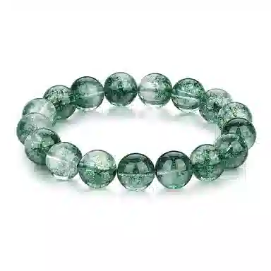 七可 【福气满满】新中式招财进宝小众设计经典 水逆退散诸事顺利 #好运天然 绿幽灵 手串 男女同款情侣款