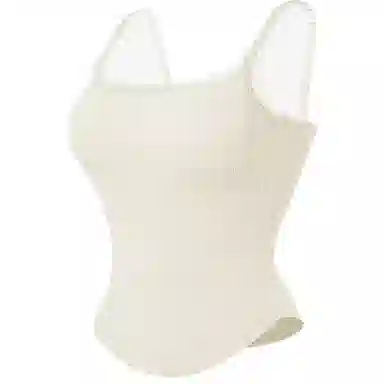 二三二三 轻薄温暖蕾丝优雅打底衣吸汗透气亲肤柔软运动衣日常通勤跑步健身瑜伽舞蹈骑行衣背心 女款