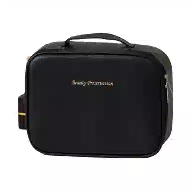 馨枕居  高级感化妆包大容量三合一多功能小众設計分区收纳包便携式化妆箱