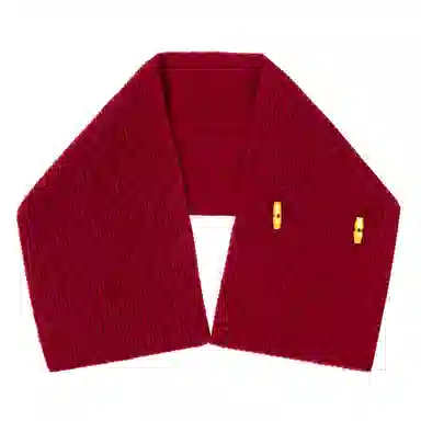 Yimi Huasha Vintage Toggle Wool Neck Warmer