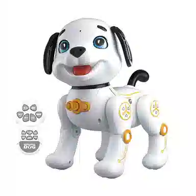 益米 仿真智能机器宠物狗 会走会叫会互动 早教娱乐双功能 遥控动物