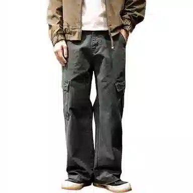 路杰邦 美式高端工装直筒阔腿休闲裤 男款