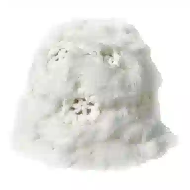 恩僾德 可爱毛茸茸皮草加厚毛绒保暖 腈纶 绒线帽 男女同款情侣款