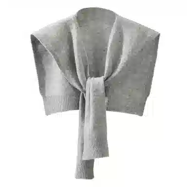 一米画纱 青春洋气细腻针织防风保暖空调护肩搭肩多功能出游拍照凹造型百搭 绵羊毛 披肩 男女同款情侣款