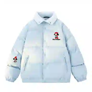 HUANQIU Retro College Windbreaker Jacket