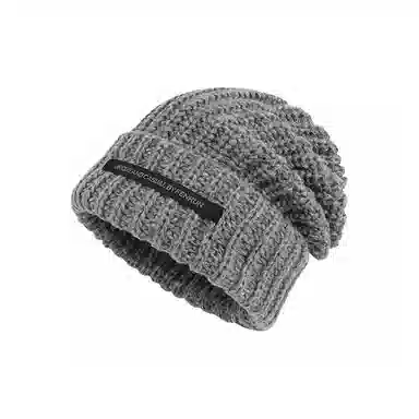 恩僾德 大头围保暖堆堆帽防寒宽松出行加厚显脸小户外冷帽 腈纶 绒线帽 男女同款情侣款