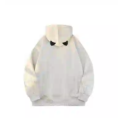 Duoyi Hooded Down Pullover Black Cat Logo